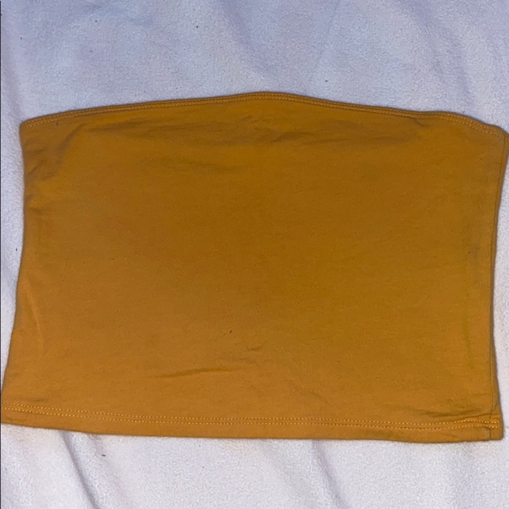 Hollister yellow tube top